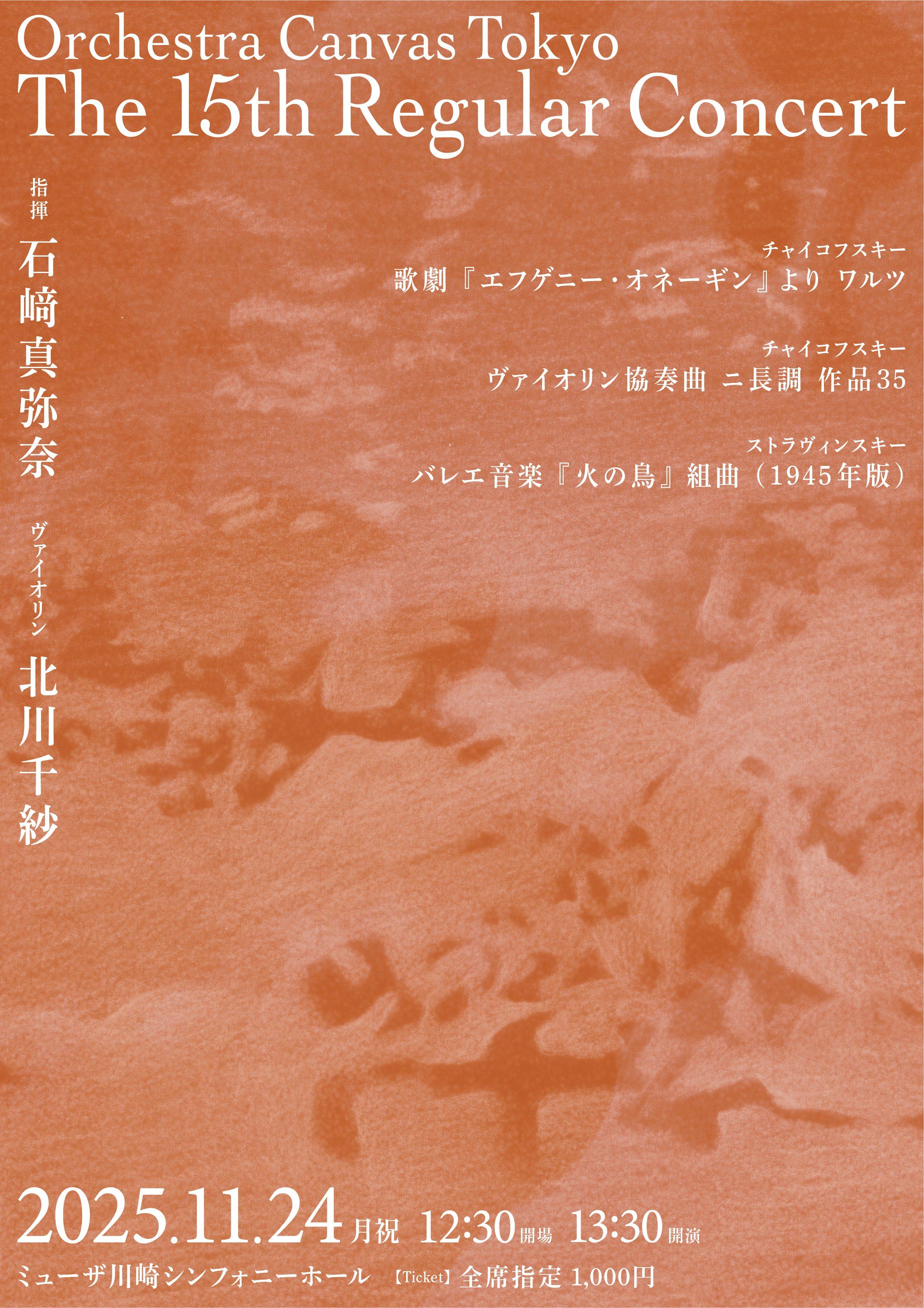 第15回定期演奏会のフライヤー